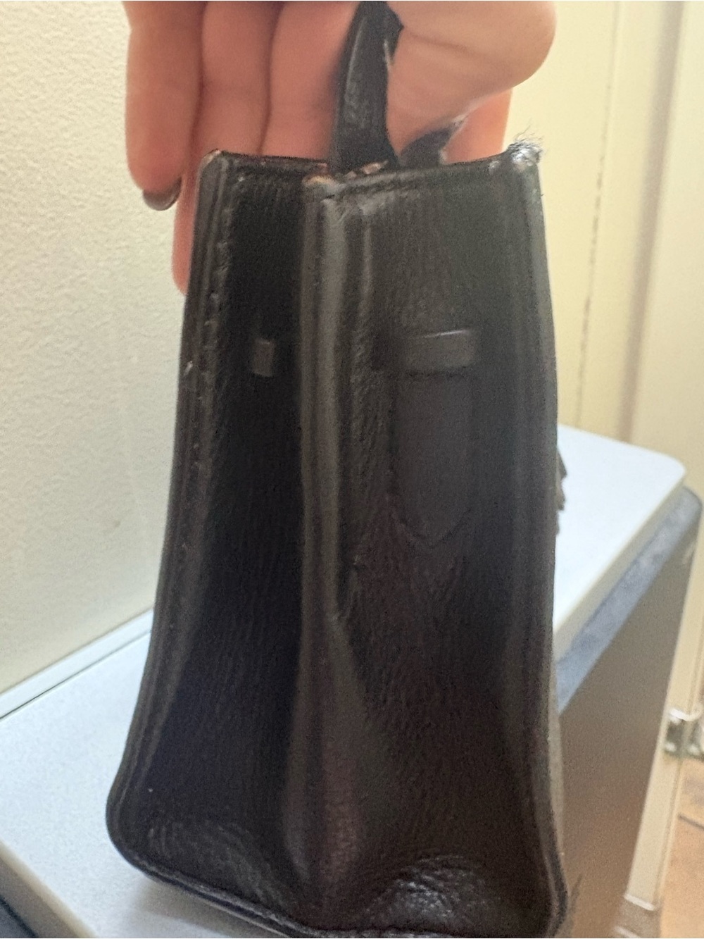 kate spade Black Mini Leather Satchel with Tassels REHAB - Picture 3 of 11